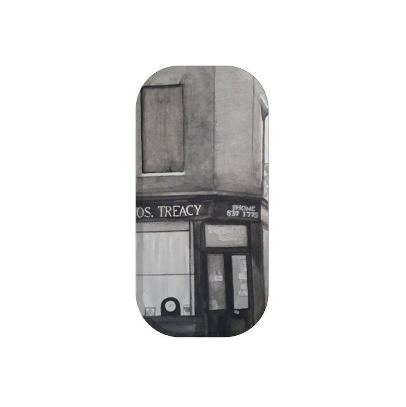 Monochrome Greyscale Phone Holder