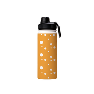 Golden Yellow Dotty Thermal Water Bottle