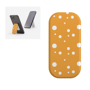 mustard yellow dotty phone grip