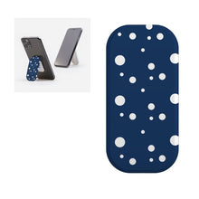 Load image into Gallery viewer, navy blue dotty phone grip
