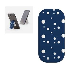 navy blue dotty phone grip