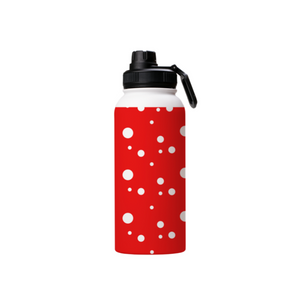 Red Dotty Thermal Water Bottle