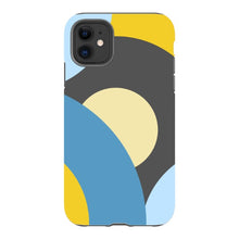 Load image into Gallery viewer, Blue Retro Print iPhone Tough Case